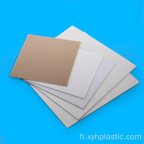 Feuille de plastique ABS de vente blanche de 1 mm